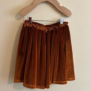 Pink Chicken Velour Skirt